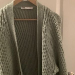 Zara Mint Green Cardigan.